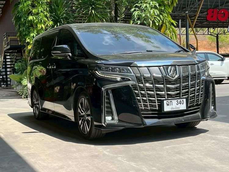 Toyota Alphard 2019 2.5 SC Utility-car เบนซิน ไม่ติดแก๊ส เกียร์อัตโนมัติ ดำ รูปที่ 3