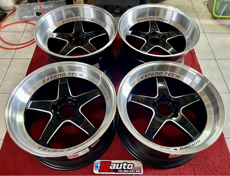 ล้อแท้COSMIS ขอบ18 รู114 ออฟลึกมือสอง รูปที่ 3