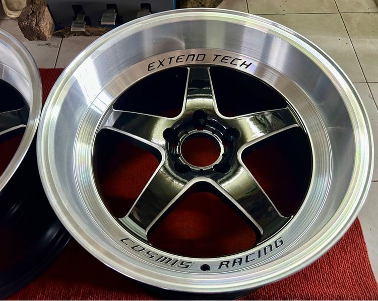 ล้อแท้COSMIS ขอบ18 รู114 ออฟลึกมือสอง รูปที่ 13