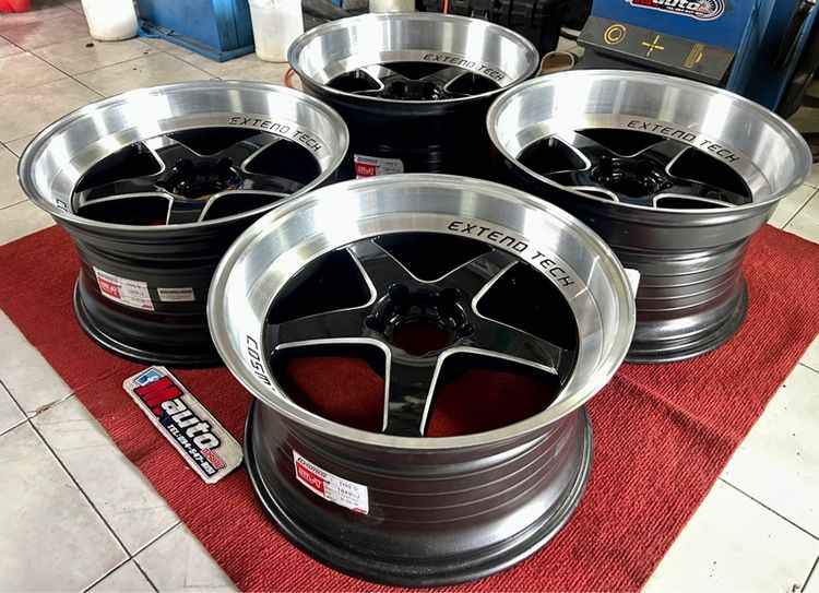 ล้อแท้COSMIS ขอบ18 รู114 ออฟลึกมือสอง รูปที่ 4