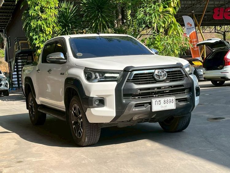 Toyota Hilux Revo 2023 Double Cab 2.4 Mid Prerunner Pickup ดีเซล ไม่ติดแก๊ส เกียร์อัตโนมัติ ขาว รูปที่ 3