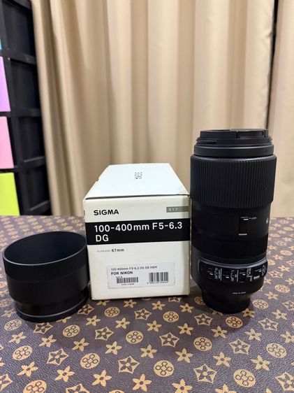 เลนส์ lens Sigma 100-400 F5-6.3 for Nikon สภาพสวย ครบกล่อง ไม่ฝ้า ไม่รา โฟกัสลื่น สอบถามเพิ่มเติมได้คัฟ รูปที่ 2