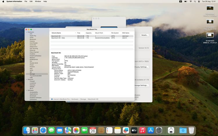 ขาย Mac Book Pro 16 นิ้ว 2019  Ram 32 GB HD 1 TB  รูปที่ 15