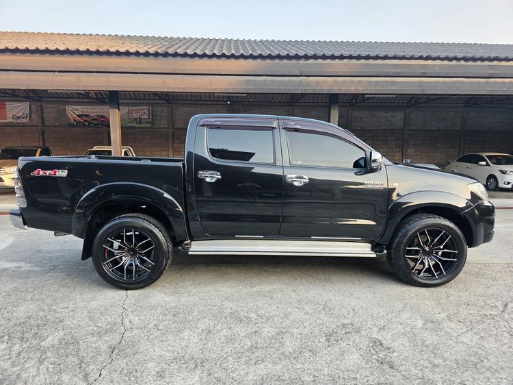 Toyota Hilux Vigo 2009 3.0 G 4X4 VN Turbo Pickup ดีเซล ไม่ติดแก๊ส เกียร์ธรรมดา ดำ รูปที่ 4