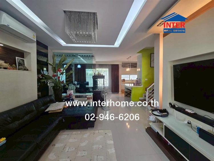 บ้านเดี่ยว 2 ชั้น 68.1 ตร.ว. หมู่บ้านมัณฑนา รามอินทรา–วงแหวน ถนนกาญจนาภิเษก (รามอินทรา-วงแหวน) ถนนรามอินทรา เขตคันนายาว กรุงเทพมหานคร รูปที่ 2