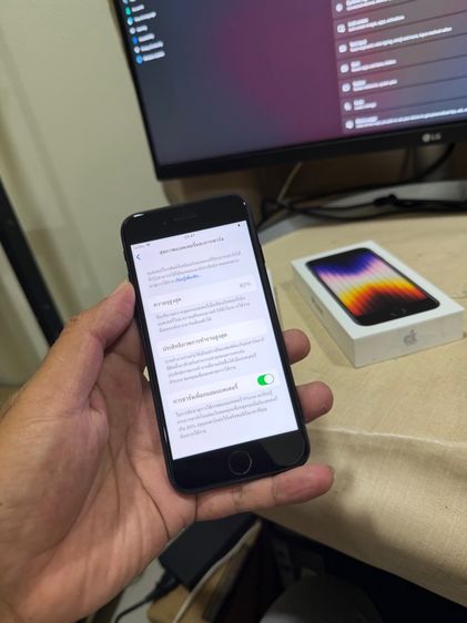 iPhone SE3 64GB Black เครื่องศูนย์แท้จอแท้ เดิมๆ กล้องสวย สอบถามได้ รูปที่ 5