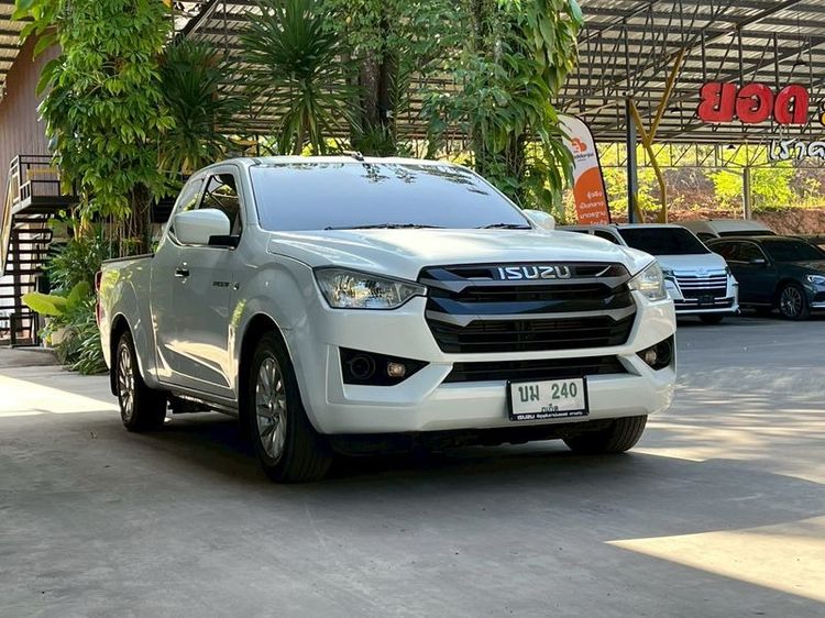 Isuzu D-MAX 2022 1.9 S Pickup ดีเซล ไม่ติดแก๊ส เกียร์อัตโนมัติ ขาว รูปที่ 3