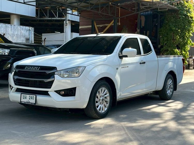 Isuzu D-MAX 2022 1.9 S Pickup ดีเซล ไม่ติดแก๊ส เกียร์อัตโนมัติ ขาว