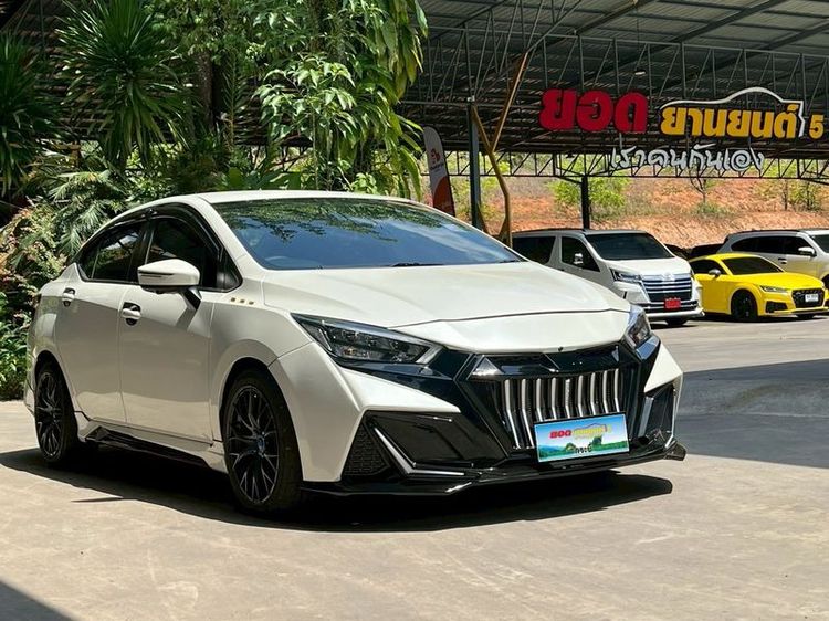 Nissan Almera 2022 1.0 VL Sedan เบนซิน ไม่ติดแก๊ส เกียร์อัตโนมัติ ขาว รูปที่ 3