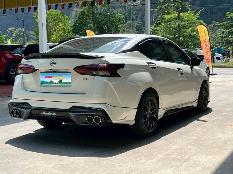 Nissan Almera 2022 1.0 VL Sedan เบนซิน ไม่ติดแก๊ส เกียร์อัตโนมัติ ขาว รูปที่ 4