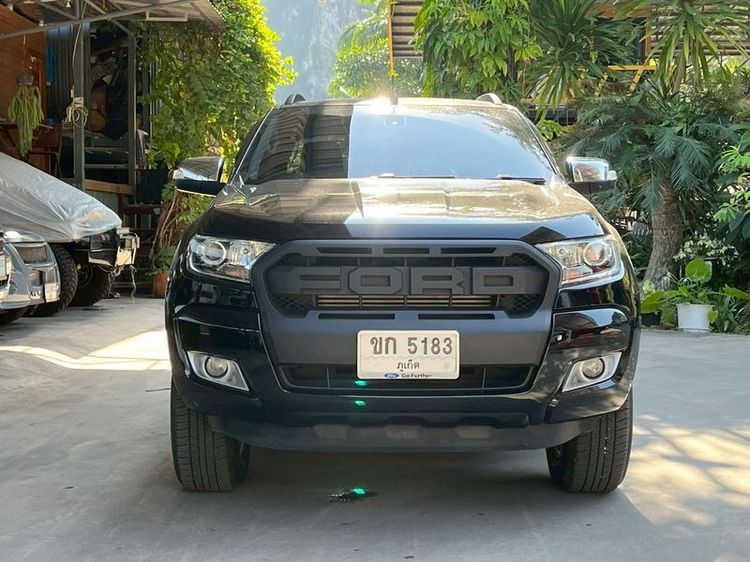 Ford Ranger 2018 2.2 Hi-Rider XLT Pickup ดีเซล ไม่ติดแก๊ส เกียร์อัตโนมัติ ดำ รูปที่ 2