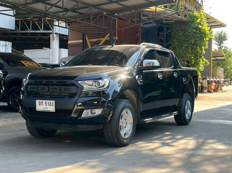 รถ Ford Ranger 2.2 Hi-Rider XLT สี ดำ