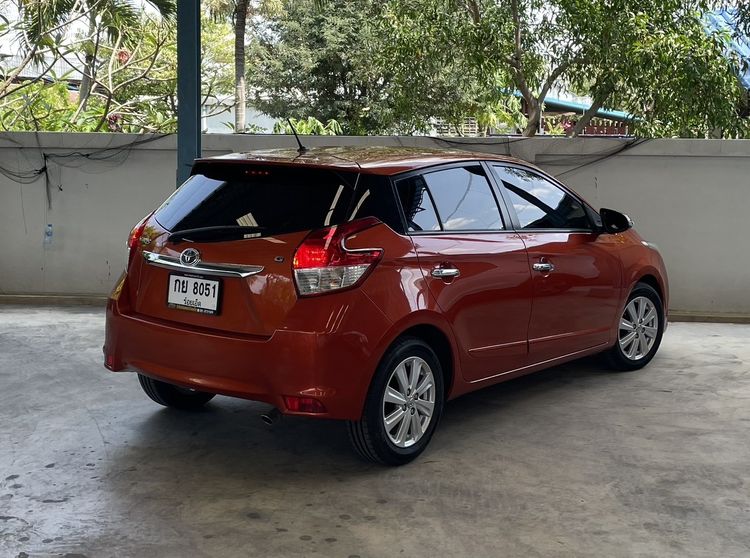 Toyota Yaris 2014 1.2 G Sedan เบนซิน ไม่ติดแก๊ส เกียร์อัตโนมัติ ส้ม รูปที่ 2