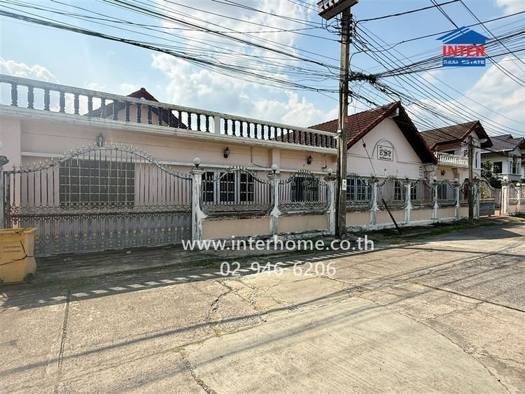 บ้านเดี่ยว 2 ชั้น 171 ตร.ว. หมู่บ้านเฟื่องฟ้าแฮปปี้แลนด์ ซอยลาดพร้าว101 ถนนแฮปปี้แลนด์ ถนนลาดพร้าว-นวมินทร์ เขตบางกะปิ กรุงเทพมหานคร