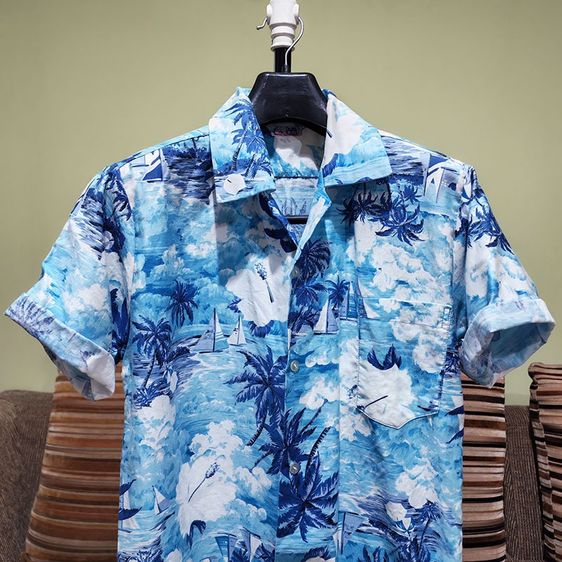 เสื้อฮาวาย Hawaii Shirt สภาพดี เหมือนใหม่ รูปที่ 2