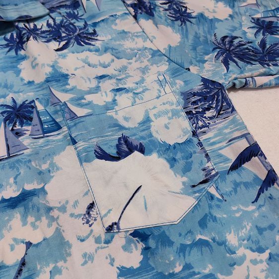 เสื้อฮาวาย Hawaii Shirt สภาพดี เหมือนใหม่ รูปที่ 9