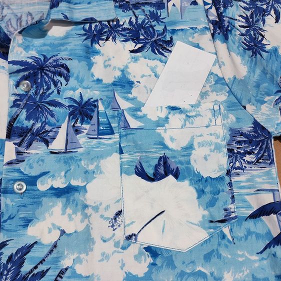 เสื้อฮาวาย Hawaii Shirt สภาพดี เหมือนใหม่ รูปที่ 6