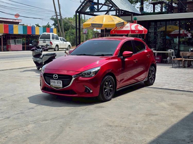 Mazda Mazda 2 2018 1.3 Sports High Plus Sedan เบนซิน ไม่ติดแก๊ส เกียร์อัตโนมัติ แดง