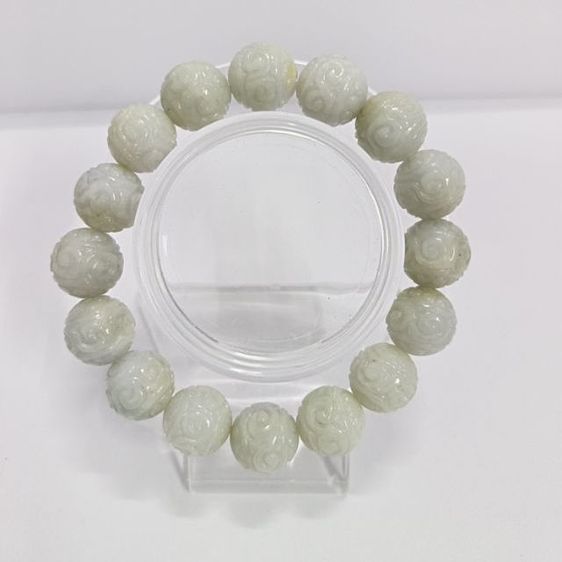 สร้อยข้อมือหยกแกะลายมงคล เสริมโชค เสริมทรัพย์ ใส่แล้วดูแพงแบบมีพลัง รูปที่ 4