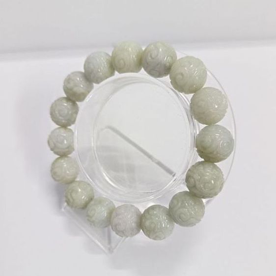 สร้อยข้อมือหยกแกะลายมงคล เสริมโชค เสริมทรัพย์ ใส่แล้วดูแพงแบบมีพลัง รูปที่ 5