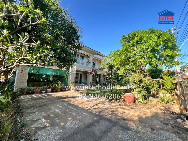 บ้านเดี่ยว 2 ชั้น 266.2 ตร.ว. หมู่บ้านเดอะวอเตอร์เฮ้าส์ ซอยกาญจนาภิเษกซอย5 ถนนกาญจนาภิเษก ถนนเพชรเกษม เขตบางแค กรุงเทพมหานคร