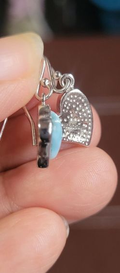 ต่างหูลาลิมาร์แท้เงินแท้ 925 รูปที่ 10