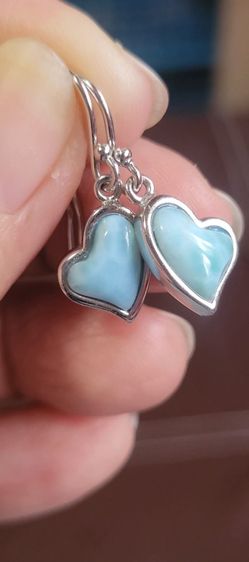 ต่างหูลาลิมาร์แท้เงินแท้ 925 รูปที่ 3