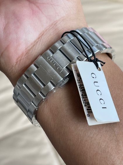 GUCCI Dive Snake XL Swiss 45 mm Stainless Steel Black Dial Men’s 's Quartz Watch YA136208A รูปที่ 13