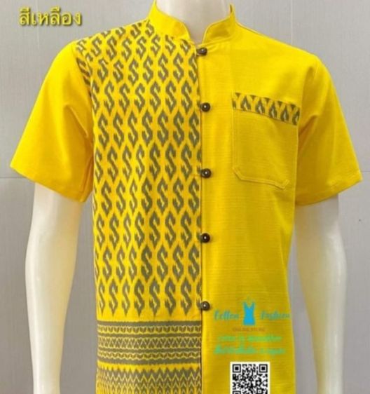 เสื้อเชิ้ตแขนสั้นพิมพ์ลาย เสื้อพื้นเมืองใส่ออกงานสำหรับผู้ชาย S-4xl รูปที่ 3