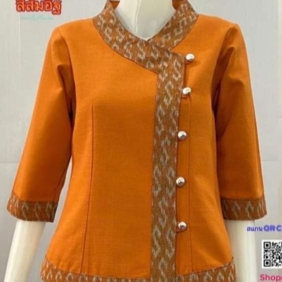 เสื้อผ้าฝ้ายแขนสามส่วนพิมพ์ลาย เสื้อพื้นเมืองใส่ออกงานผู้หญิง S-3xl รูปที่ 7