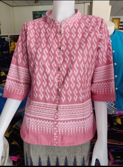 เสื้อผ้าฝ้ายแขนสามส่วนพิมพ์ลาย เสื้อพื้นเมืองใส่ออกงานผู้หญิง S-3xl รูปที่ 10