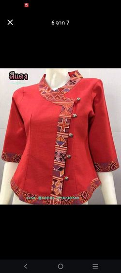 เสื้อผ้าฝ้ายแขนสามส่วนพิมพ์ลาย เสื้อพื้นเมืองใส่ออกงานผู้หญิง S-3xl รูปที่ 2