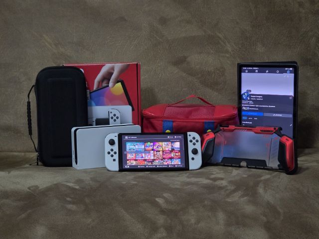 เครื่องเกมส์นินเทนโด เชื่อมต่อไร้สายได้ Nintendo Switch OLED แปลง 2 ระบบ 256gb
