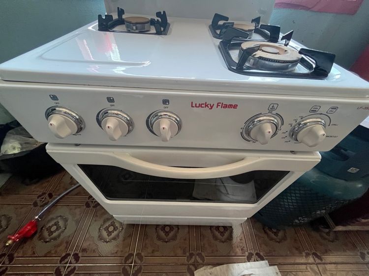ลัคกี้เฟลม Lucky Flame รุ่น LF-352 เตาอบ เตาแก๊ส เตาย่าง (3 ใน 1) เตาแก๊สพร้อมเตาอบแบบตั้งพื้น รูปที่ 8