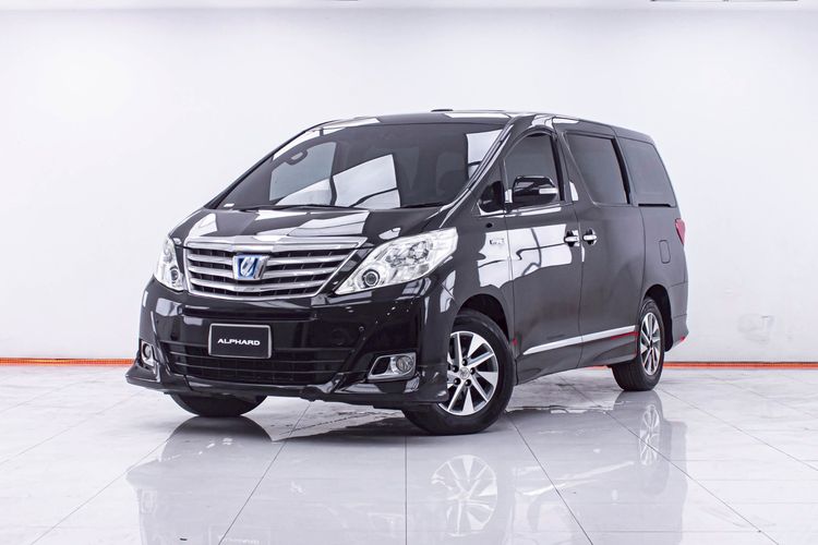 รถ Toyota Alphard 2.4 HV 4WD สี ดำ