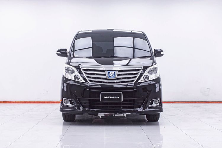 Toyota Alphard 2015 2.4 HV 4WD Utility-car ไฮบริด ไม่ติดแก๊ส เกียร์อัตโนมัติ ดำ รูปที่ 4