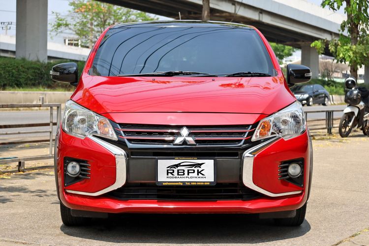 Mitsubishi Mirage 2022 1.2 GLS Sedan เบนซิน ไม่ติดแก๊ส เกียร์อัตโนมัติ แดง รูปที่ 3