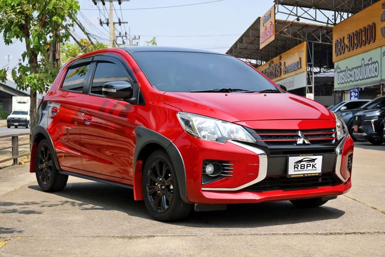 Mitsubishi Mirage 2022 1.2 GLS Sedan เบนซิน ไม่ติดแก๊ส เกียร์อัตโนมัติ แดง รูปที่ 4