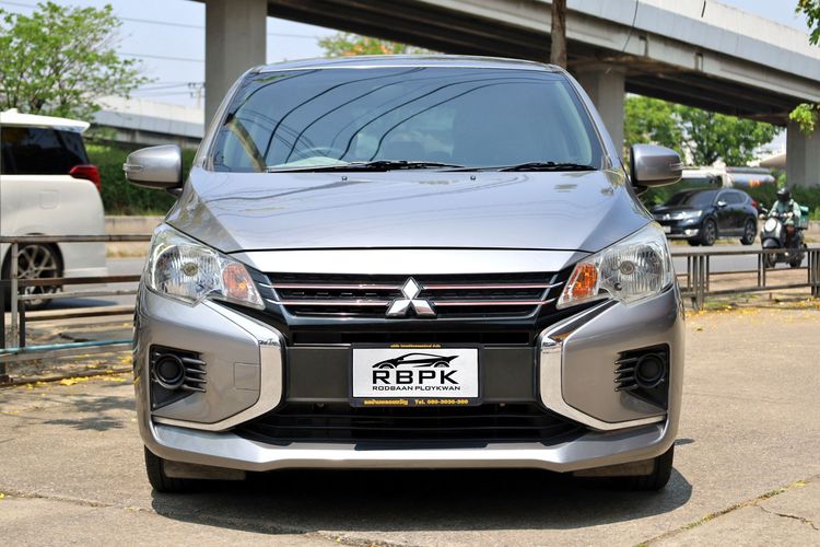 Mitsubishi Mirage 2021 1.2 GLX Sedan เบนซิน ไม่ติดแก๊ส เกียร์อัตโนมัติ เทา รูปที่ 3