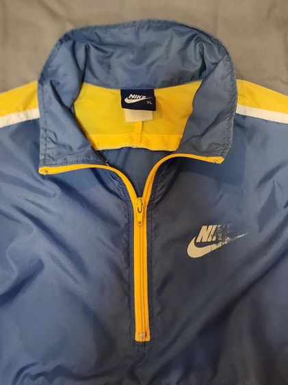 Vintage 80s NIKE Blue Tag Anorak Jacket XL วินเทจ รูปที่ 3