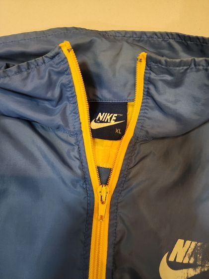 Vintage 80s NIKE Blue Tag Anorak Jacket XL วินเทจ รูปที่ 7