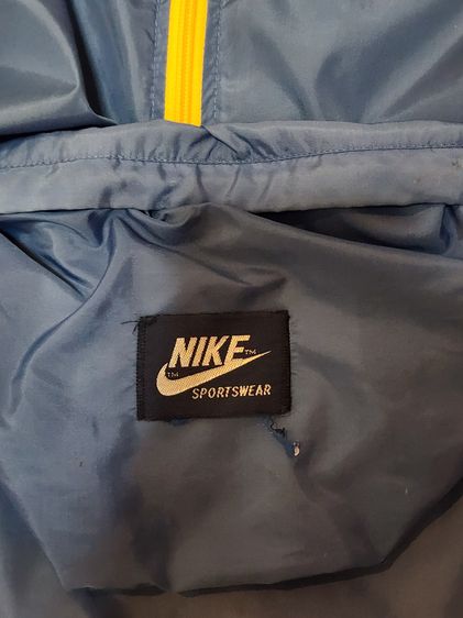 Vintage 80s NIKE Blue Tag Anorak Jacket XL วินเทจ รูปที่ 6