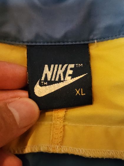 Vintage 80s NIKE Blue Tag Anorak Jacket XL วินเทจ รูปที่ 4