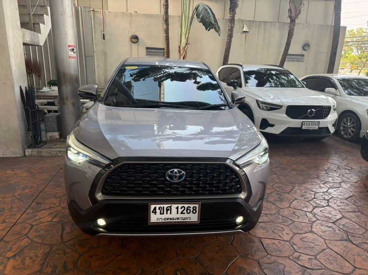 Toyota Corolla Cross 2020 1.8 HEV Premium Utility-car ไฮบริด ไม่ติดแก๊ส เกียร์อัตโนมัติ เทา รูปที่ 2