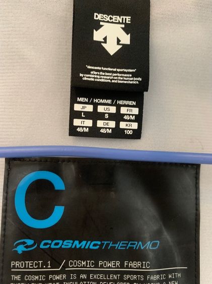 descente cosmic thermo เสื้อกันลมแบรนด์ดัง size L japan 850 บาทรวมส่งครับ รูปที่ 10