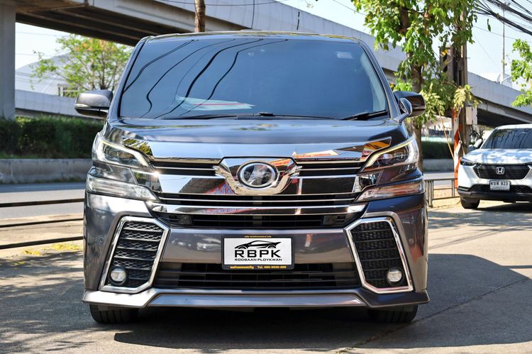 Toyota Vellfire 2018 2.5 Z G Edition Van เบนซิน ไม่ติดแก๊ส เกียร์อัตโนมัติ เทา รูปที่ 3