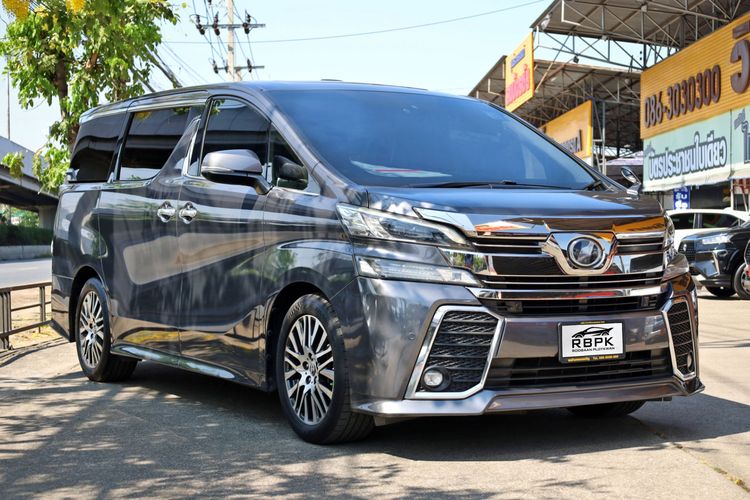 Toyota Vellfire 2018 2.5 Z G Edition Van เบนซิน ไม่ติดแก๊ส เกียร์อัตโนมัติ เทา รูปที่ 4