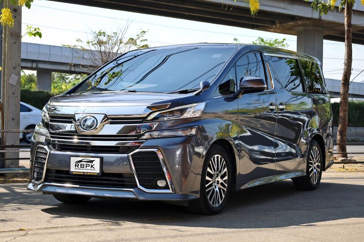 รถ Toyota Vellfire 2.5 Z G Edition สี เทา