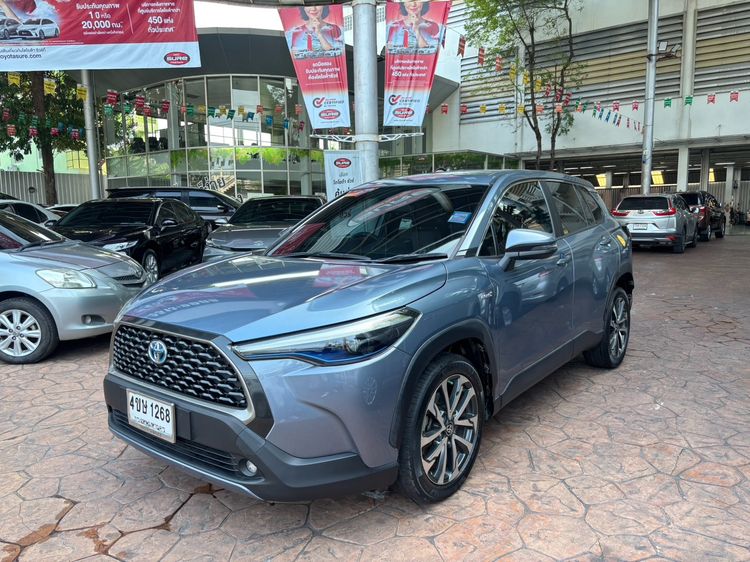 Toyota Corolla Cross 2020 1.8 HEV Premium Utility-car ไฮบริด ไม่ติดแก๊ส เกียร์อัตโนมัติ เทา รูปที่ 3