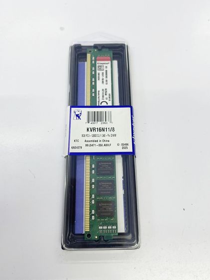 ที่เก็บข้อมูลและเมมโมรี่การ์ด Kington KVR16N118 มือ 1 ค้างสต็อก 8GB DDR3 12800 ราคาถูกใจ